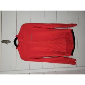 Pearl Izumi Large red insulated biking cycling jacket with back pockets